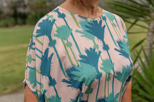 Blouses: Womens Batwing Top- Nikau
