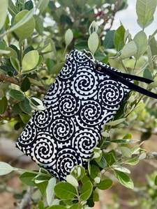 Takarangi Silver Wristlet Purse