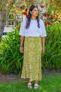 Takarangi Bias Long Skirt