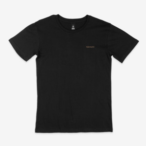 Kāmahi men's short sleeved t-shirt - black