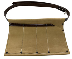 Handtools: Bush Regeneration Linc Leather Tool Pouch - 4-Pocket
