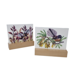 Products: Glass Fantail Block - Kamo Village Florist