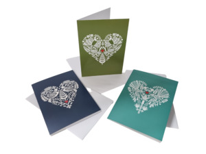 Products: Card - NZ Heart Collection Cards Kamo Village Florist
