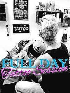 Products: FULL DAY TATTOO SESSION – Kandy Stripes Tattoo