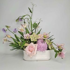 Dreamy Pastel Ceramic Arrangement