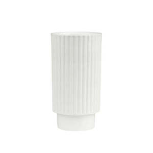 Rader: Ribbed Porcelain Vase Small