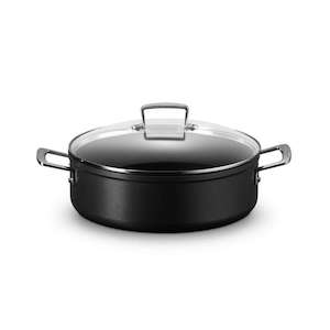 Toughened Non-Stick Sauteuse w Glass Lid