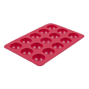 Bakeware Accessories: Dome Dessert Mould Silicone 15 Cup Red