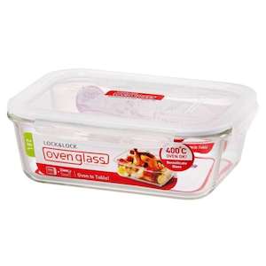 Storage: Glass Rectangle Euro 2 Litre Lock & Lock