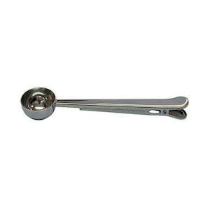 Coffee Scoop with Clip Stainless Steel