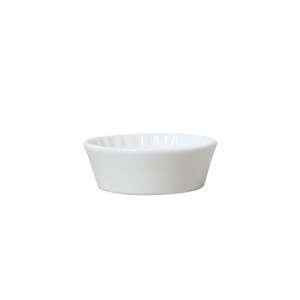 Tea Cups: Condiment Dish Merchant White 7cm x 2.5cm