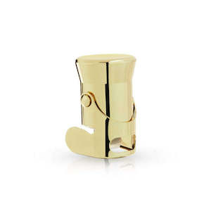 Wine Accessories: Heavyweight Champagne Stopper Gold