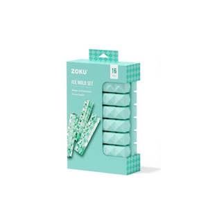 Cocktail Shakers: Prism Bottle Ice Tray Set of 2