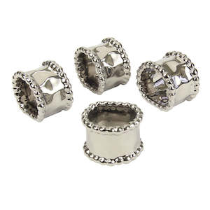 Table Linen: Verona Napkin Rings Set of 4