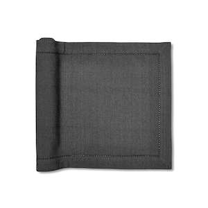 Table Linen: Jetty Dark Grey Table Runner