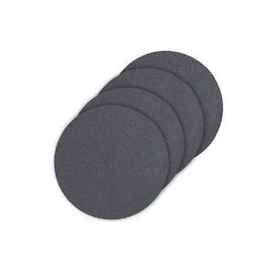 Coaster Hugo Round Vinyl 4pk Charcoal