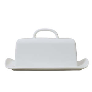 Butter Dishes: Butter Box At Home White