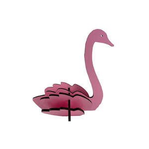 Childrens: Swan Flatpack A6 Pink