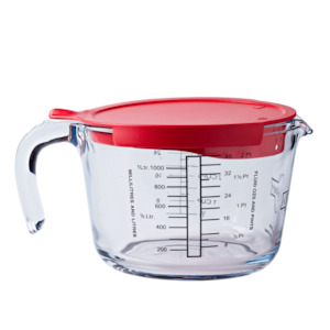 Mixing Measuring: Measuring Jug with Lid - 1L