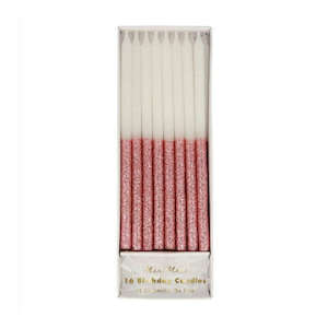 Baking Accessories Decorating: Dusky Pink Glitter Dipped Candles