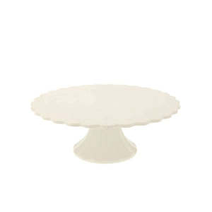 Small Reusable Bamboo Cake Stand Cream