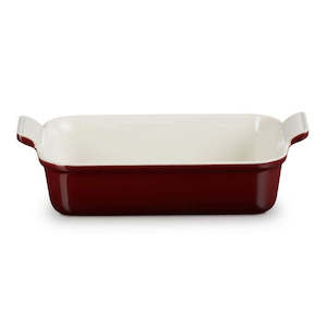 Heritage Rectangle Dish Garnet