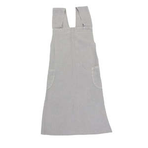 Cross Back Apron Stonewashed Linen