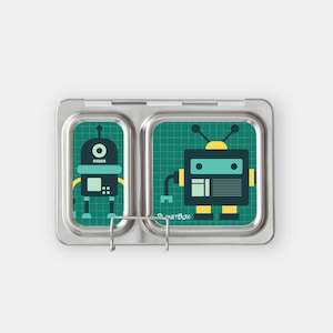 Planetbox: PlanetBox Shuttle Magnet- Green Robots