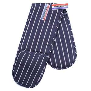 Double Oven Mitt French Bistro Navy