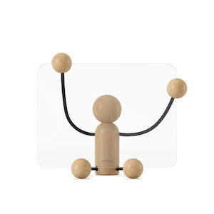 Furnishings Decor: Desk Photo Display Woody Small Black/Natural