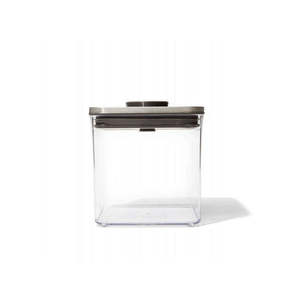 Oxo Goodgrips: Steel Pop Big Square Short 2.8 Qt/2.6 L