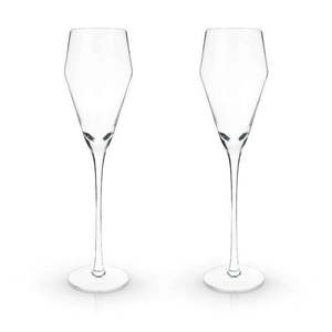 Viski: Raye Angled Prosecco Glasses Set of 2