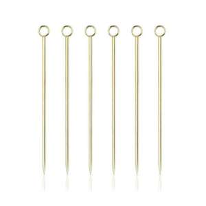 Belmont Gold Cocktail Picks 6 Pack