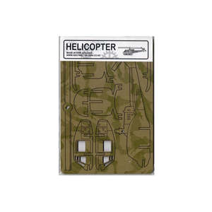 Giftware: Helicopter A5 Camo Green