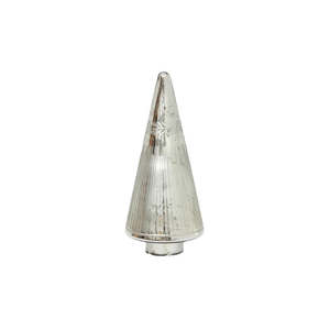 Christmas: Cut Glass Tree Antique Silver