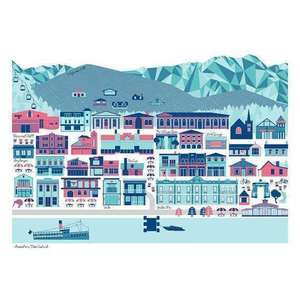 Print Illustrations: Queenstown Print