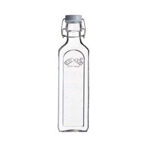 Kitchen: Embossed Clip Top Bottle 600ml