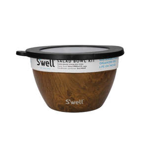 Teakwood Salad Bowl Kit
