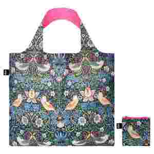 Lunchboxes: Reusable Bag Strawberry Thief Neon Pink