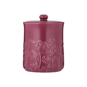 Mason Cash: Meadow Storage Jar Purple 18cm x 13cm