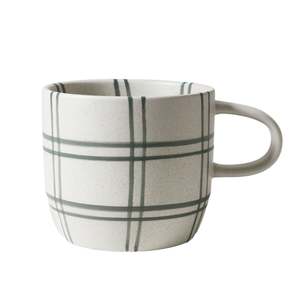 Coffee Tea Accessories: Green Linear Mug Cat's Pyjamas