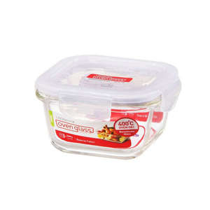 Lock & Lock Glass Euro Square 300ml