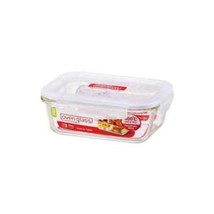 Lunchboxes: Oven Glass Heat Resistant Container Rectangular 630ml