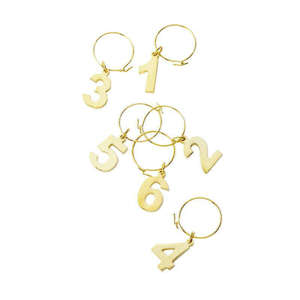 Belmont Gold Plated Wine Charms