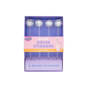 Bar Tools Bar: Disco Drink Stirrers 4 piece Set