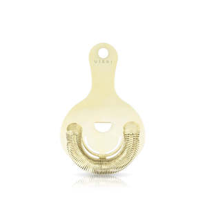 Bar Tools Bar: Belmont Gold Hawthorne Strainer