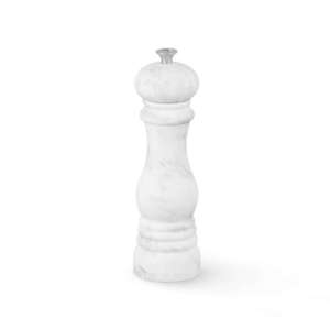 Salt Pepper Grinders: Classic Pepper Mill 21cm White Marble