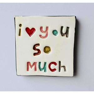 Giftware: Square Tile - I Love You So Much