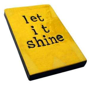 Giftware: Large Tile- Let It Shine