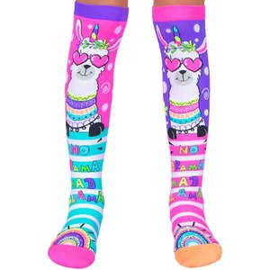 No Drama Llama Knee High Socks Age 6-99